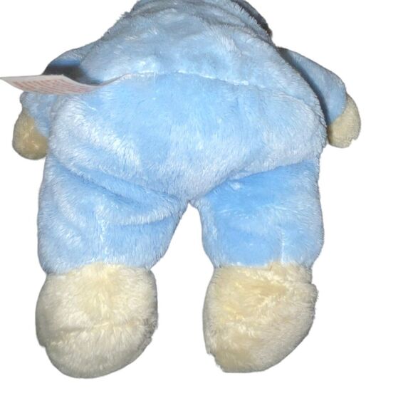 Dan Dee Plush Bunny Rabbit Stuffed Animal Baby Shower Gift Ribbon Nursery Blue - Picture 8 of 10